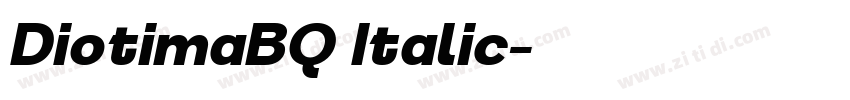 DiotimaBQ Italic字体转换 DiotimaBQ Italic字体转换